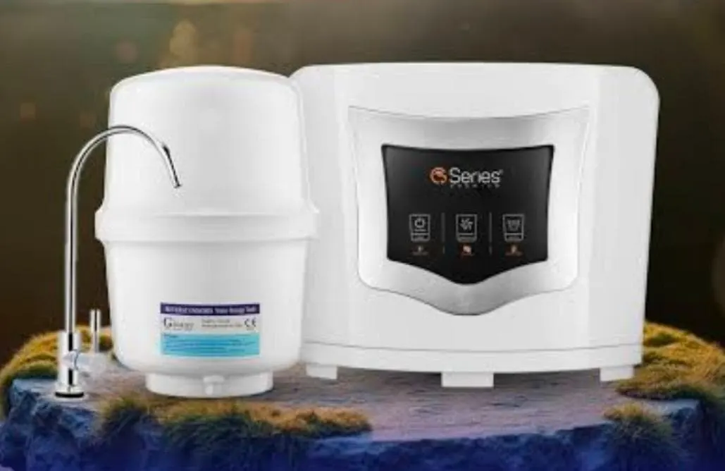 G+ Under Counter copper-rich water purifier, view 1
